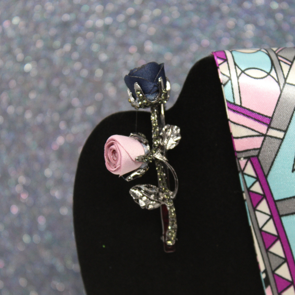 Pink and Blue Hair Clip